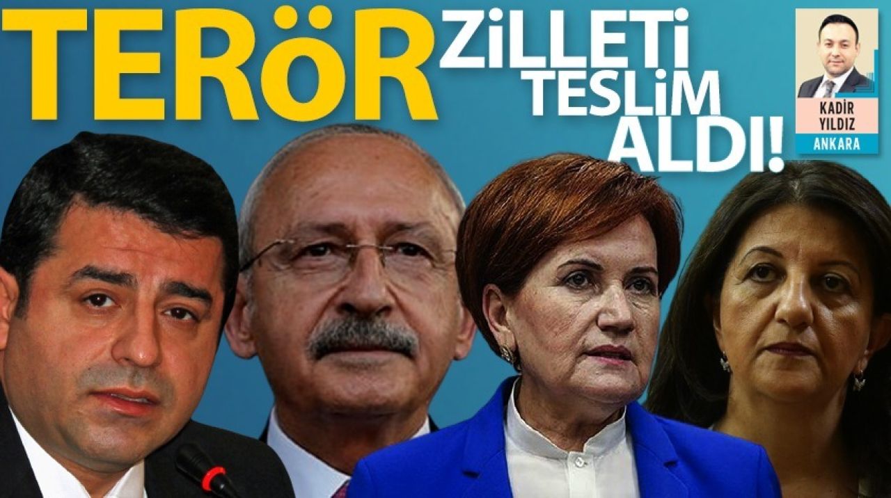 Terör zilleti teslim aldı