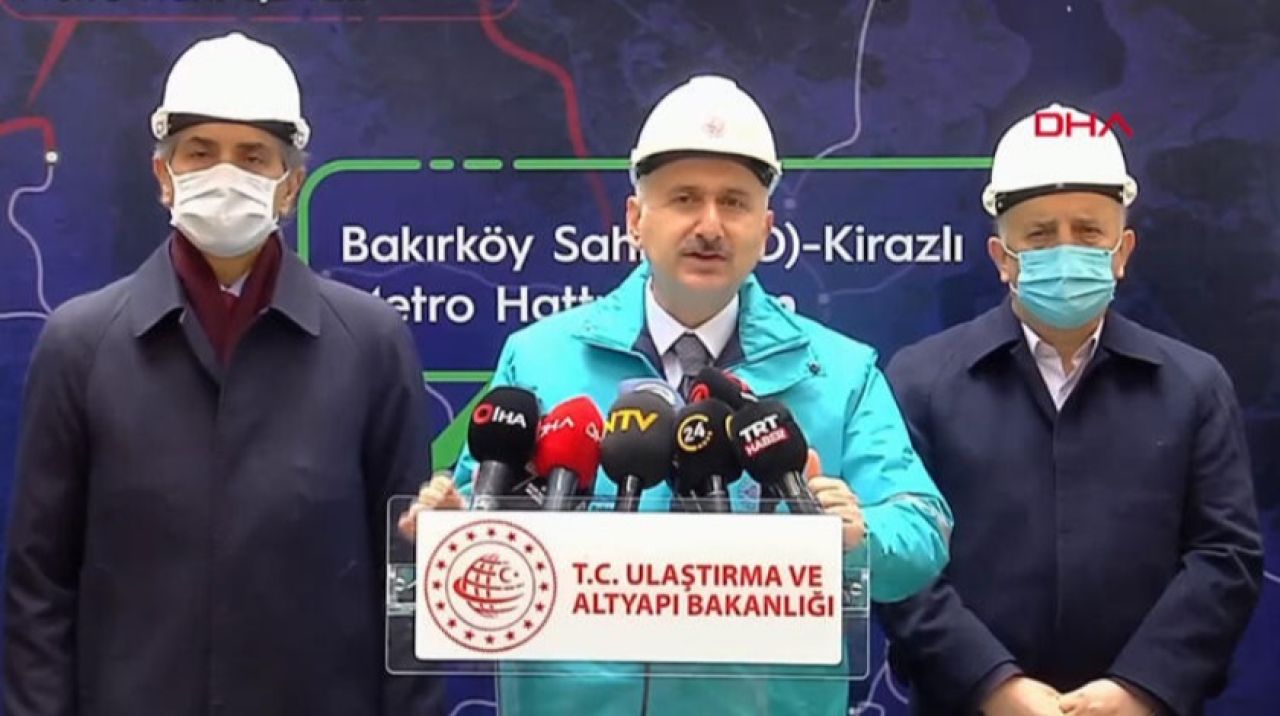 Bakan Karaismailoğlu'ndan İstanbullulara metro müjdesi