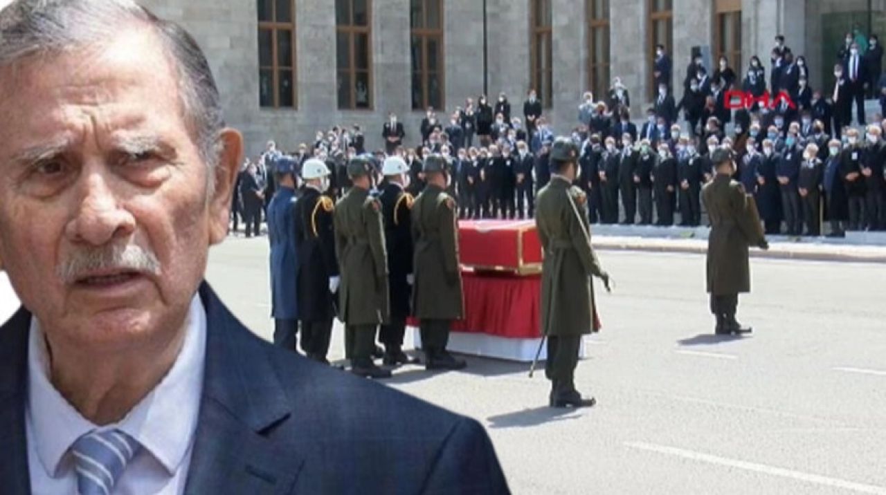 Eski başbakanlardan Yıldırım Akbulut son yolculuğuna uğurlandı