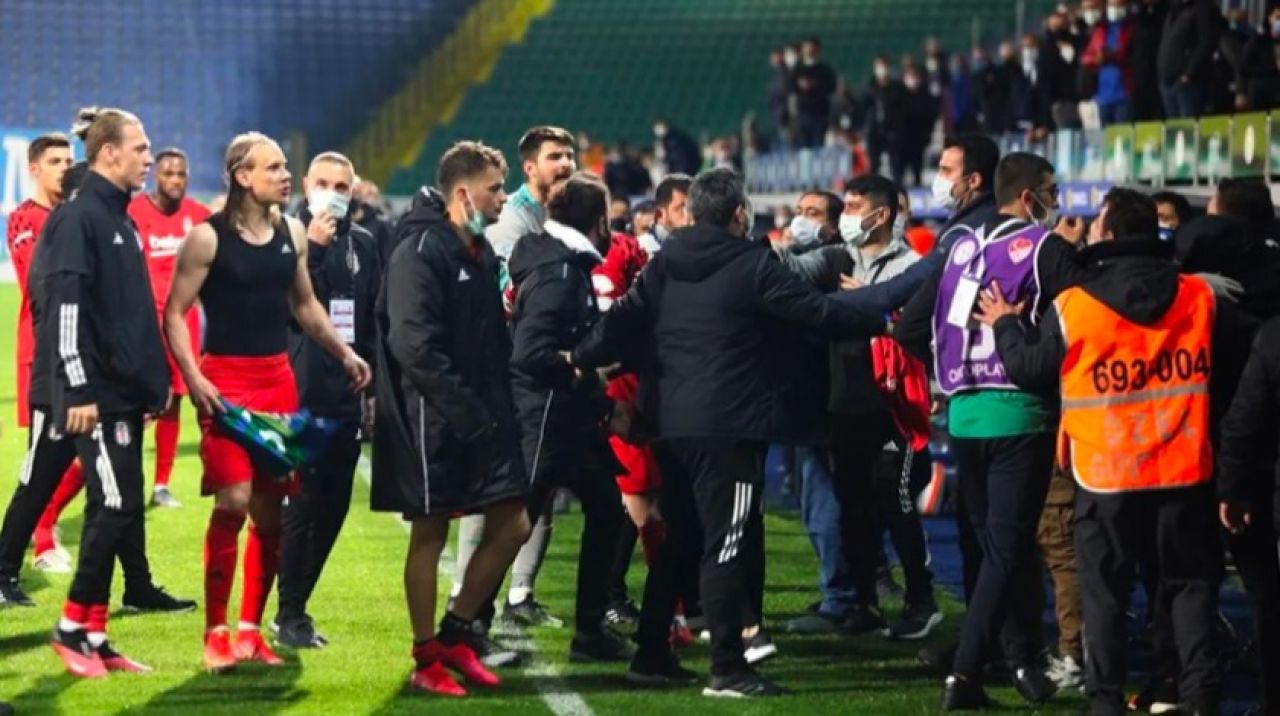 Beşiktaş maçının ardından gerginlik