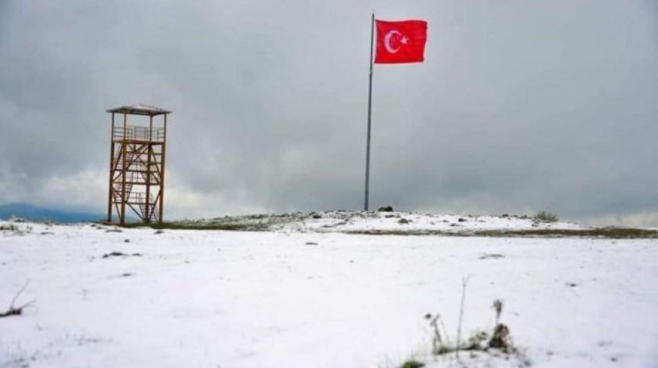 Karadeniz'e mayıs ayında kar yağdı