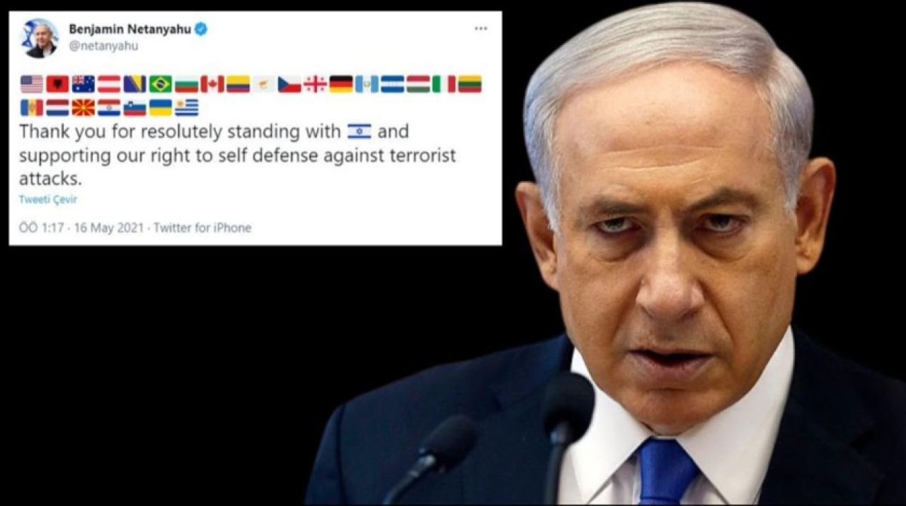 Katil Netanyahu paylaştı! ''Bu ülkeler yanımızda durdu''