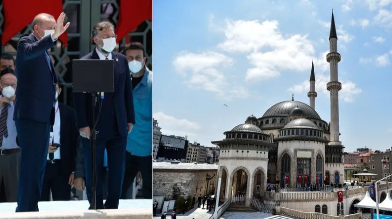 Cumhurbaşkanı Erdoğan: İstanbul'un fethine de bir hediyedir... Taksim Camii açıldı