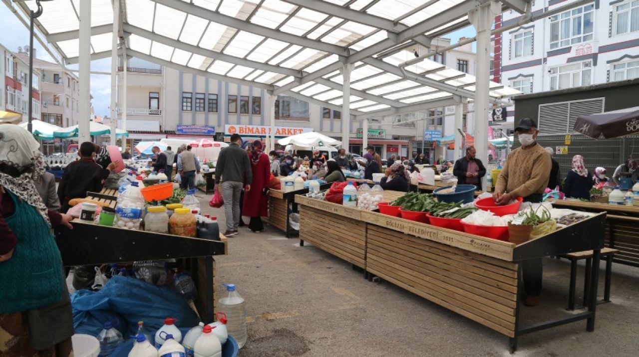 Gölbaşı’nın yerel üreticileri pazardan memnun