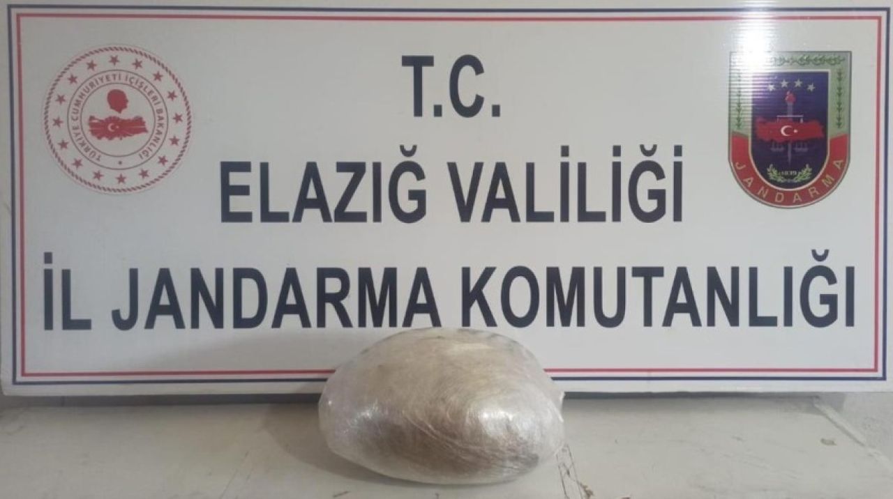 Elazığ'da 2 kilogram esrar ele geçirildi