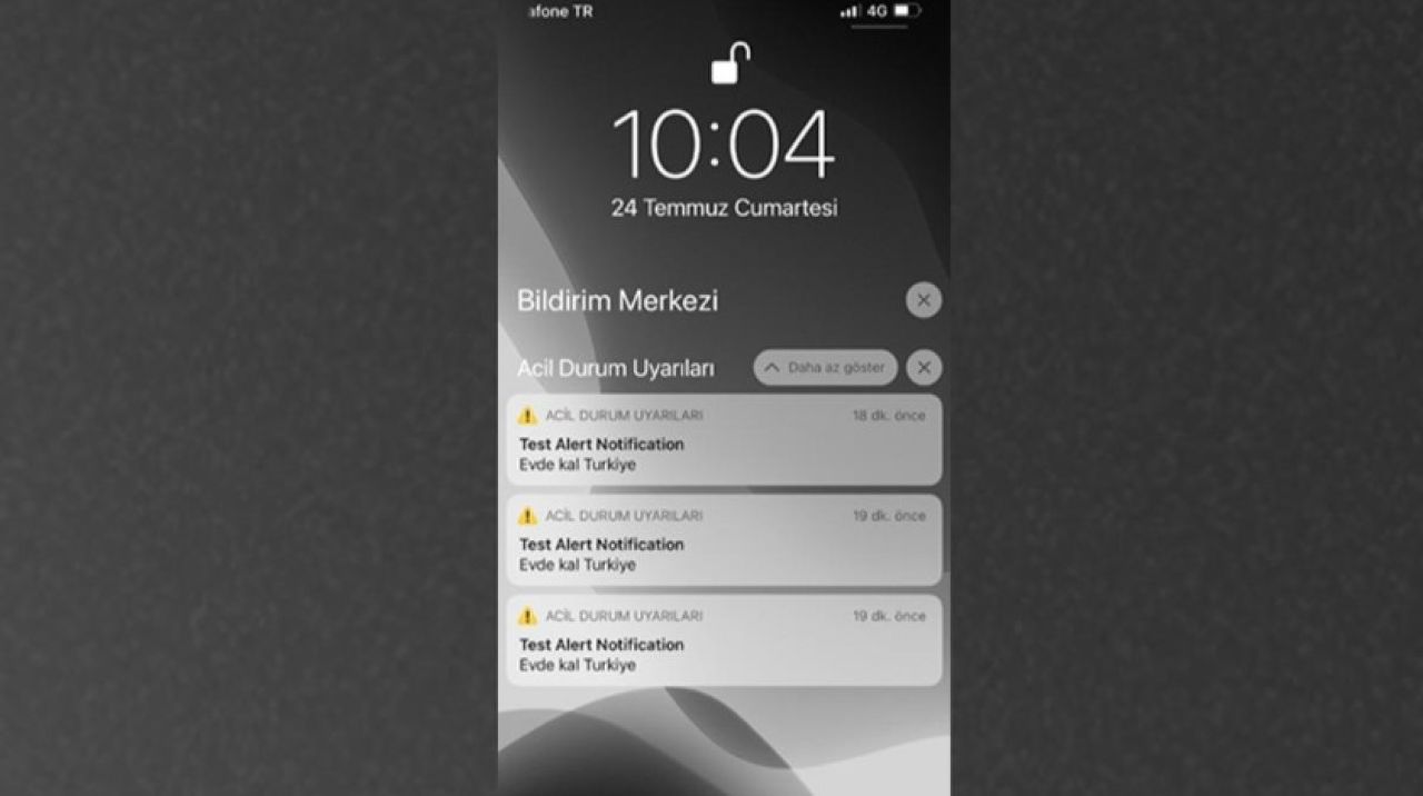 iPhone kullanıcıları 'acil bildirim uyarısı' ile uyandı