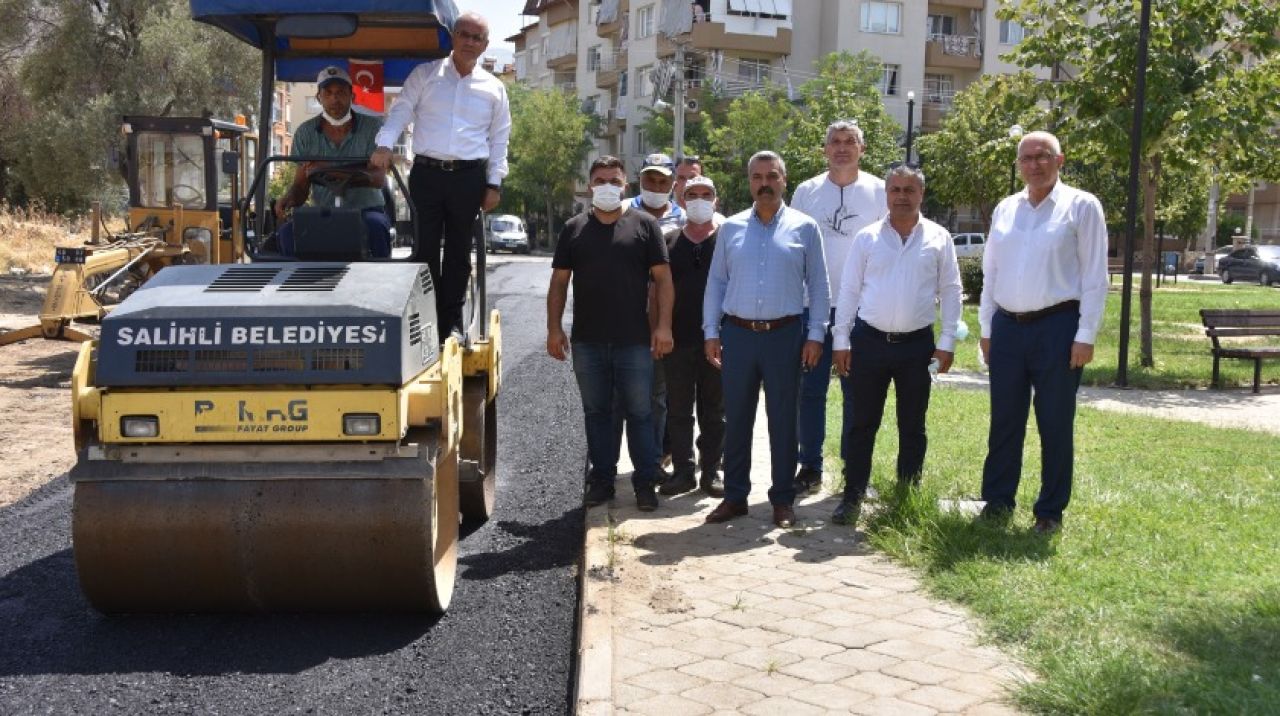 Salihli Belediyesi'nden asfalt seferberliği