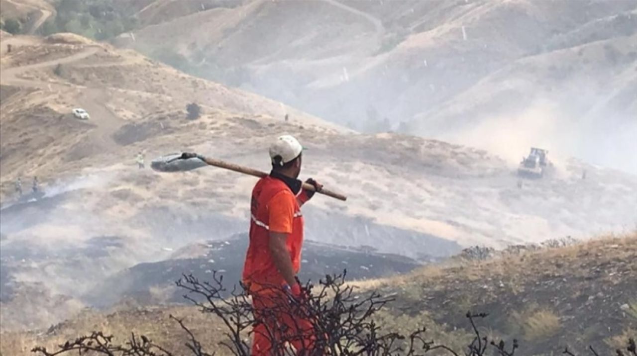 Bingöl'de ormanlık alanda çıkan yangın söndürüldü