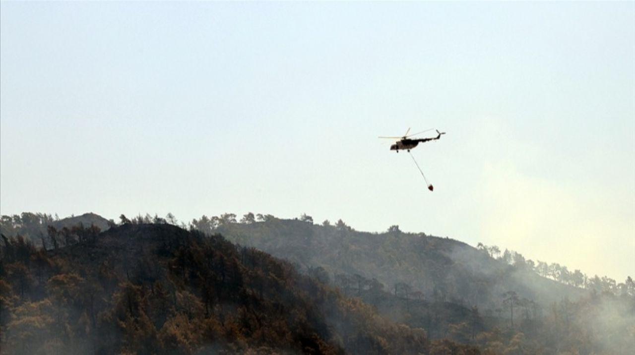 Marmaris'teki yangınlar tamamen söndürüldü