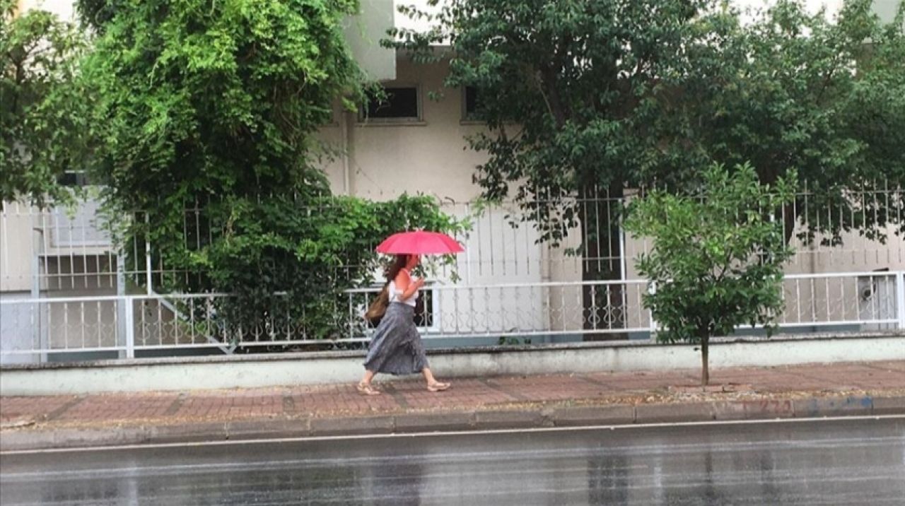 Antalya'da yağmur sevinci