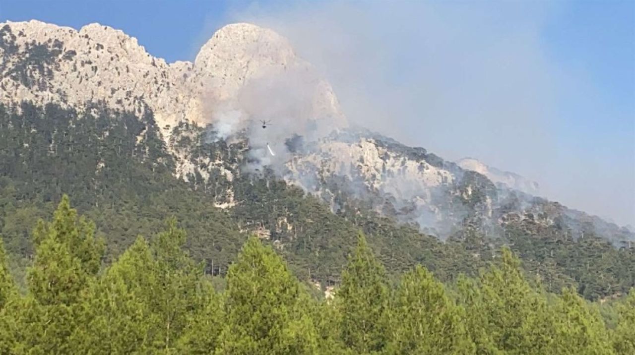 Seydikemer'deki orman yangını kontrol altında