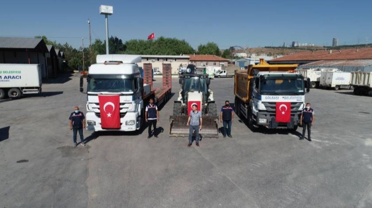 Gölbaşı Belediyesi Yardım Tırları, Kastamonu için yola çıktı