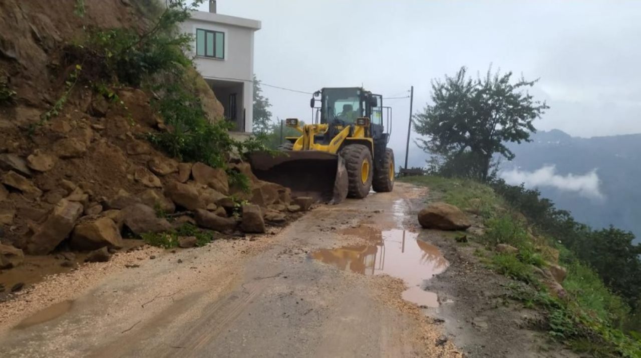 Ordu'da bir haftada 671 heyelan meydana geldi