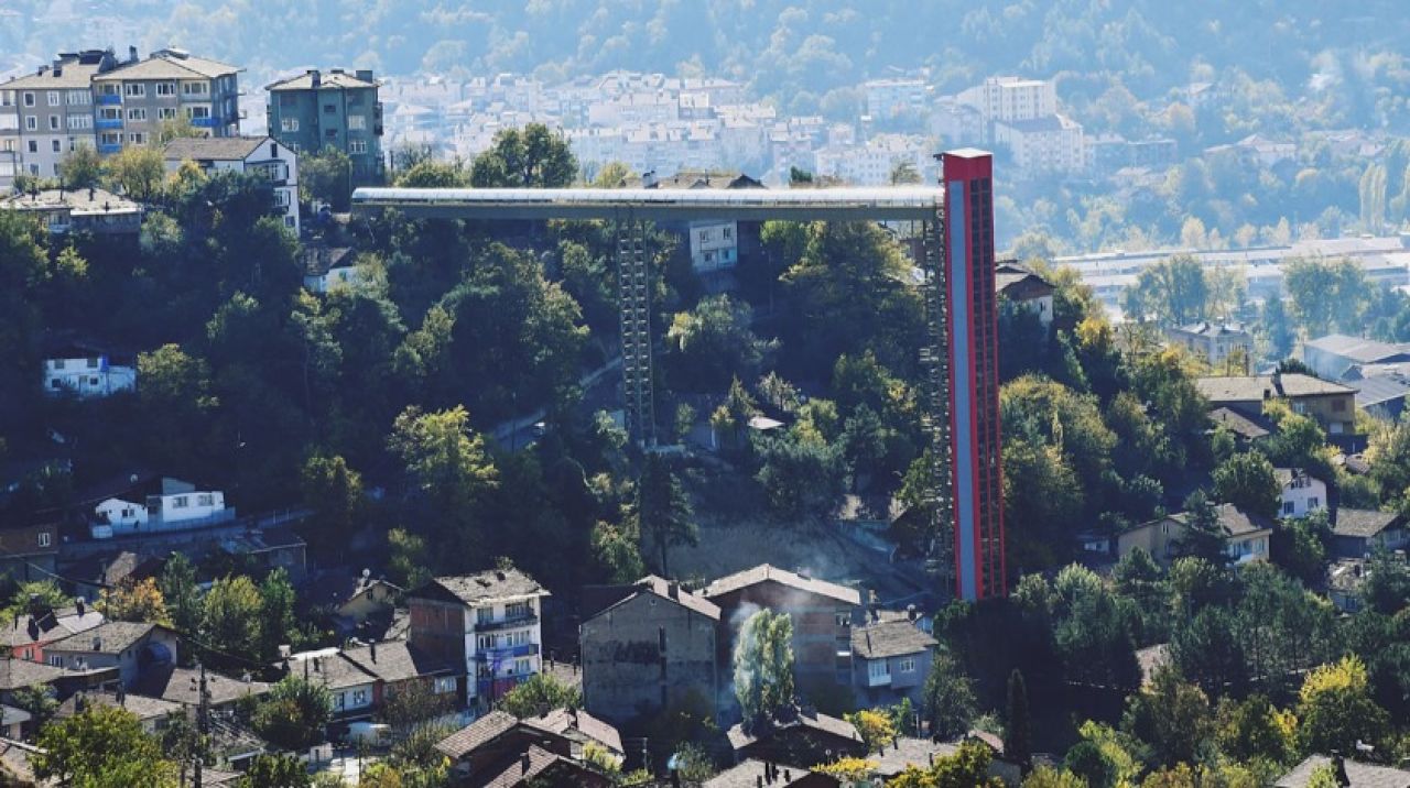 Karabük'te, Namık Kemal Mahallesi Kule Asansör hizmete açılıyor