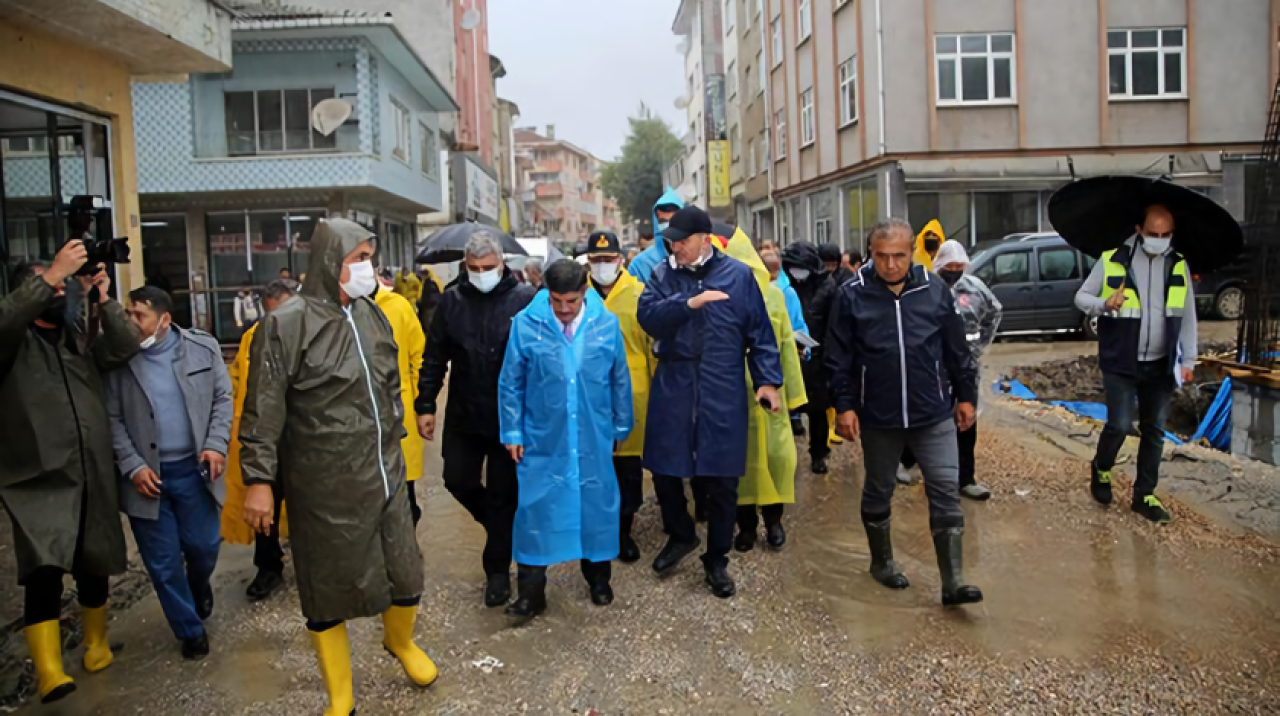 Bakan Soylu, sel bölgesi Bozkurt'ta incelemelerde bulundu