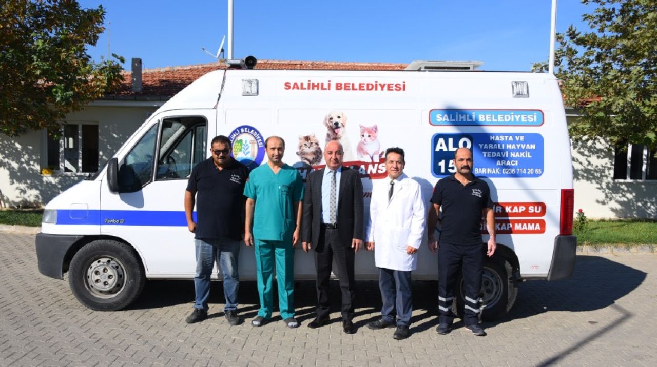 Salihli’de can dostlar için “Haybulans” hizmete başladı