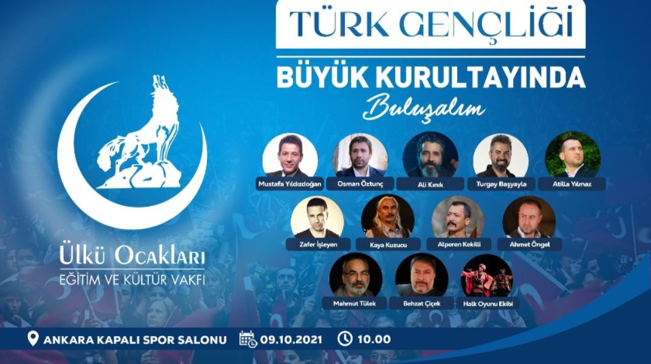 ‘‘Türk Gençliği Büyük Kurultayı'' programı belli oldu