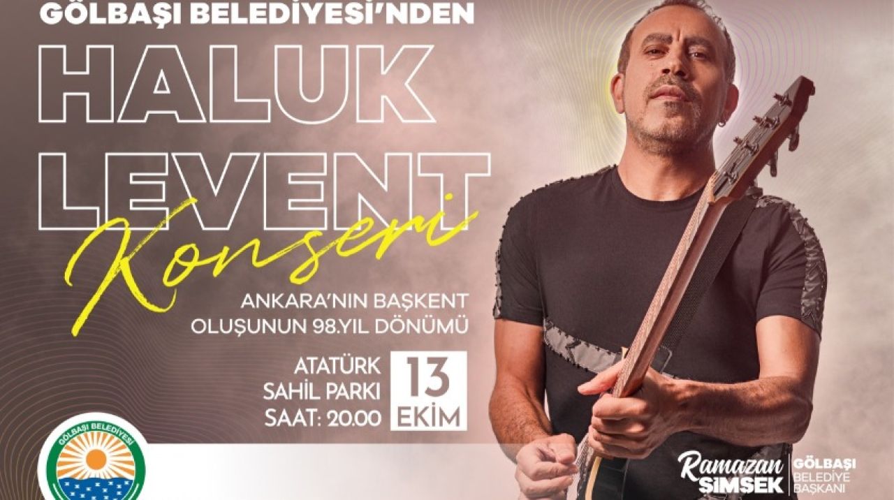 Gölbaşı'nda Haluk Levent rüzgarı esecek