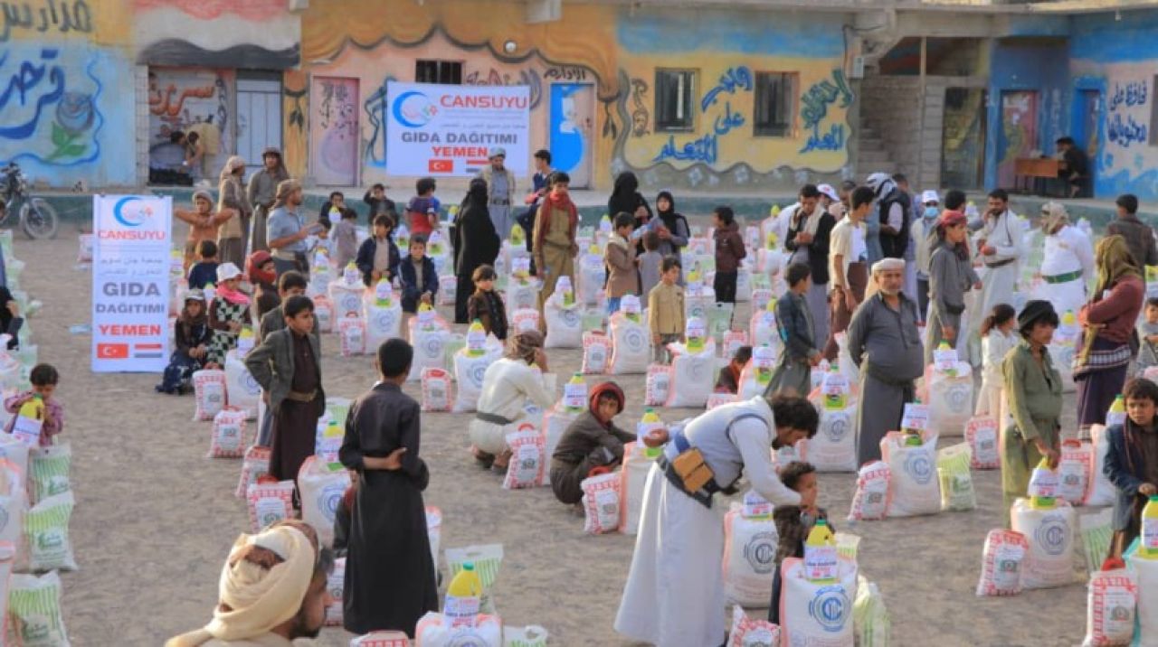 Cansuyu, Yemenli muhtaçlara yardım elini uzattı