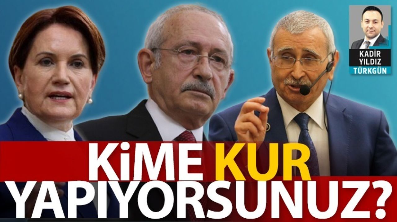 Kime kur yapıyorsunuz?