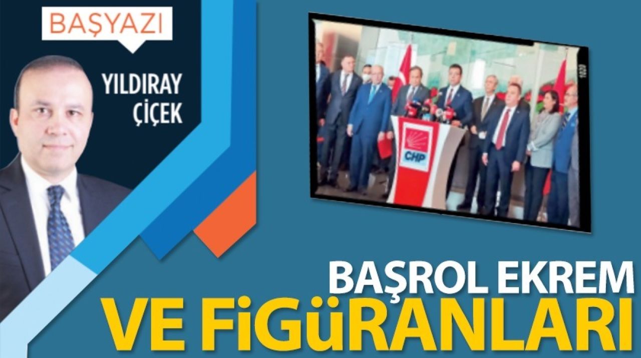 Başrol Ekrem ve figüranları