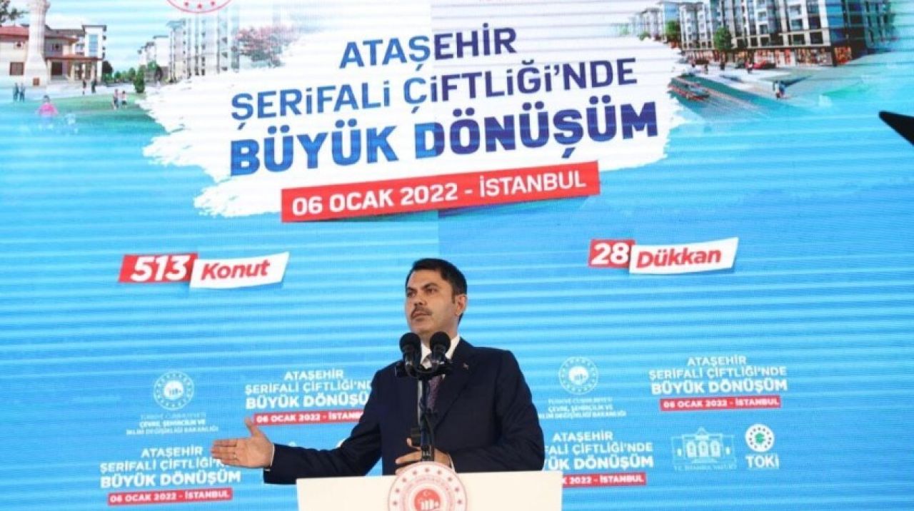 Bakan Kurum'dan Fikirtepe açıklaması