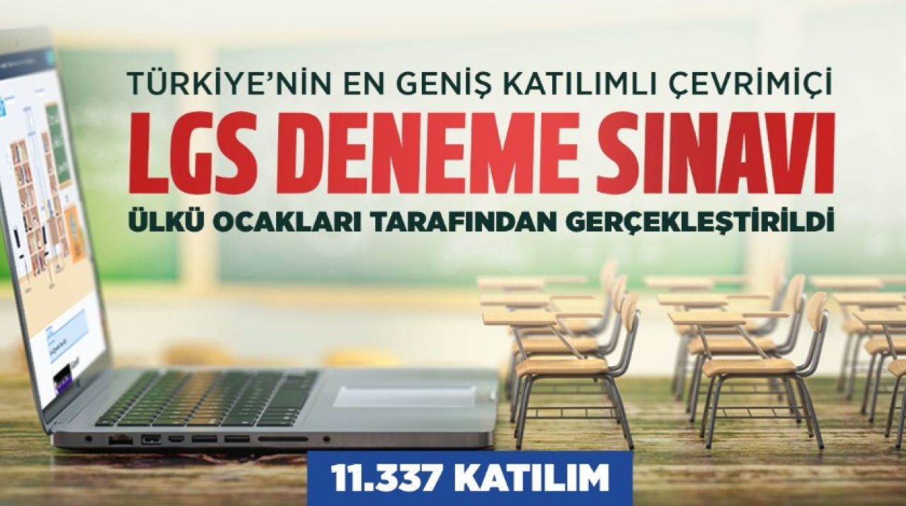 Ülkü Ocakları'ndan Türkiye'nin en büyük çevrimiçi deneme sınavı