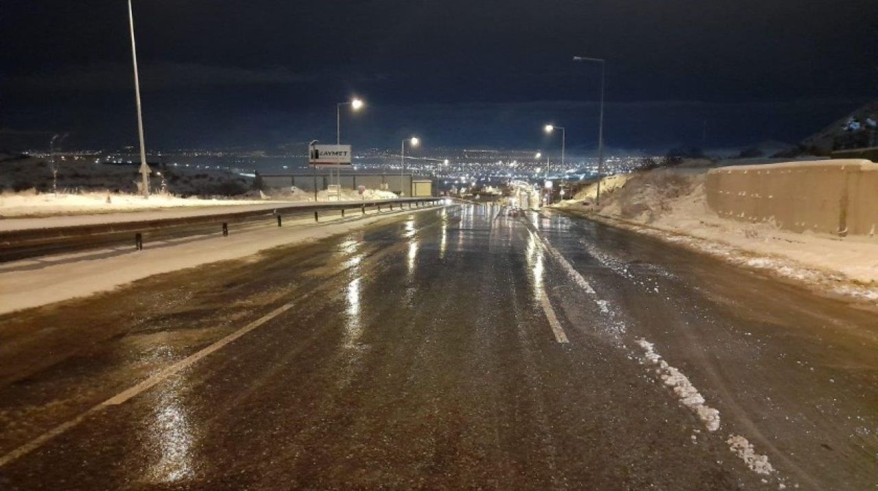 Kayseri OSB'de yollar açık