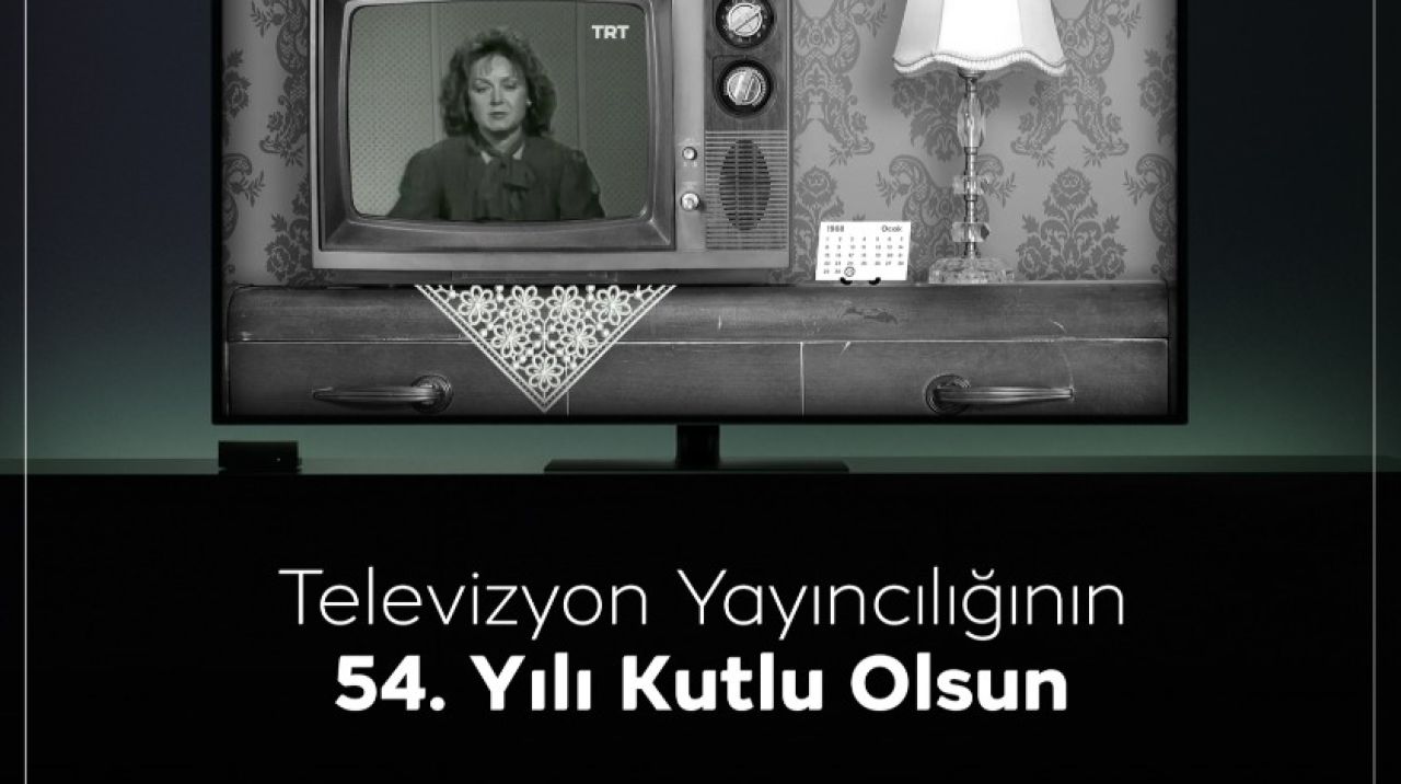 TRT Televizyon Yayıncılığında 54. Yılını kutluyor