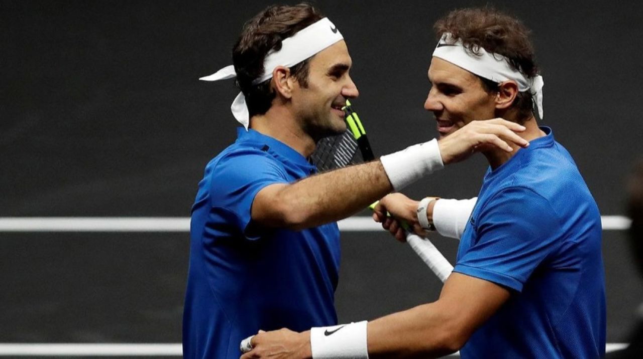 Roger Federer ve Rafael Nadal aynı takımda