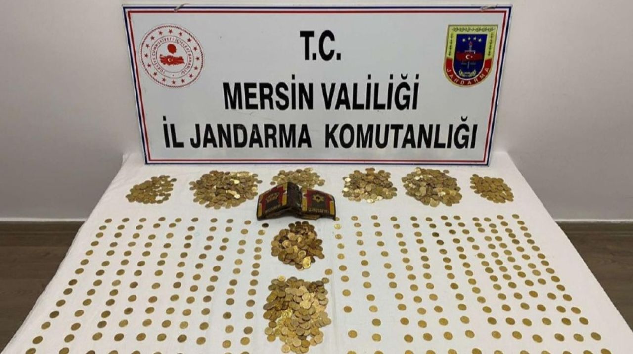 Mersin'de tarihi eser operasyonu