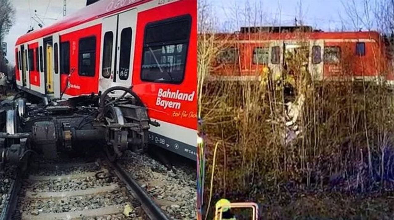 Almanya'da iki tren çarpıştı! Ölü ve yaralılar var