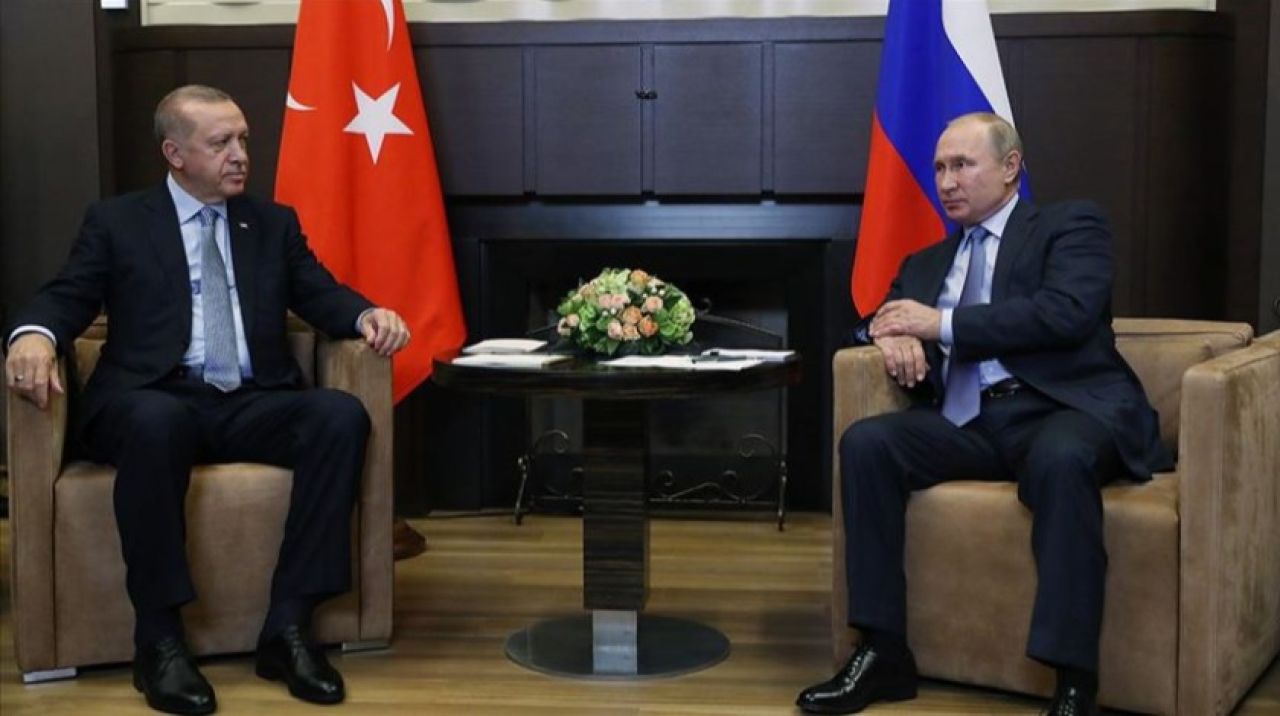 Cumhurbaşkanı Erdoğan, Rusya Devlet Başkanı Putin'le görüştü