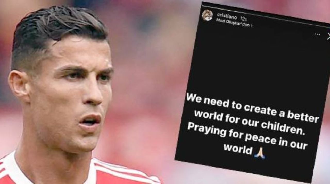 Ronaldo'dan Ukrayna'ya destek!