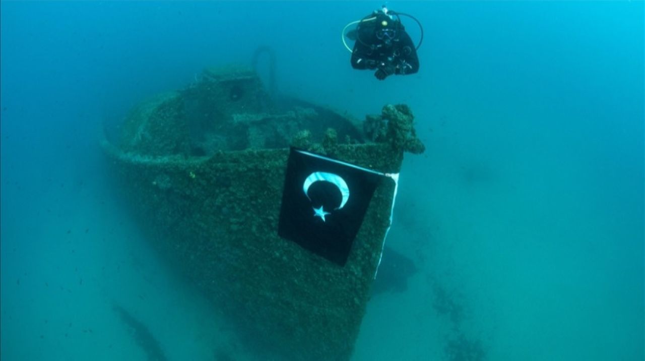 Çanakkale batıklarına dalanlar savaşın izlerini yakından görüyor