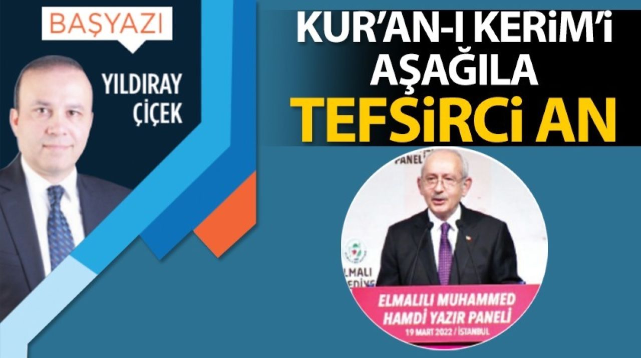 Kur'an-ı Kerim'i aşağıla, tefsirci an