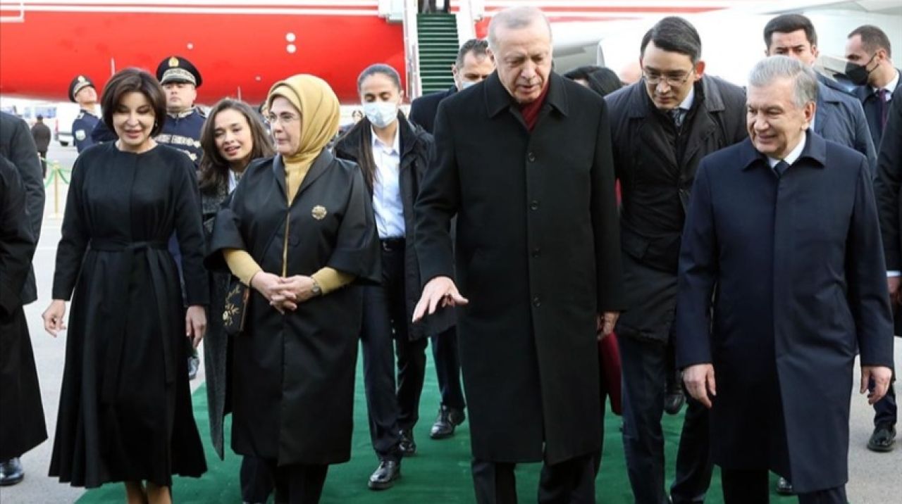 Cumhurbaşkanı Erdoğan, Özbekistan'da