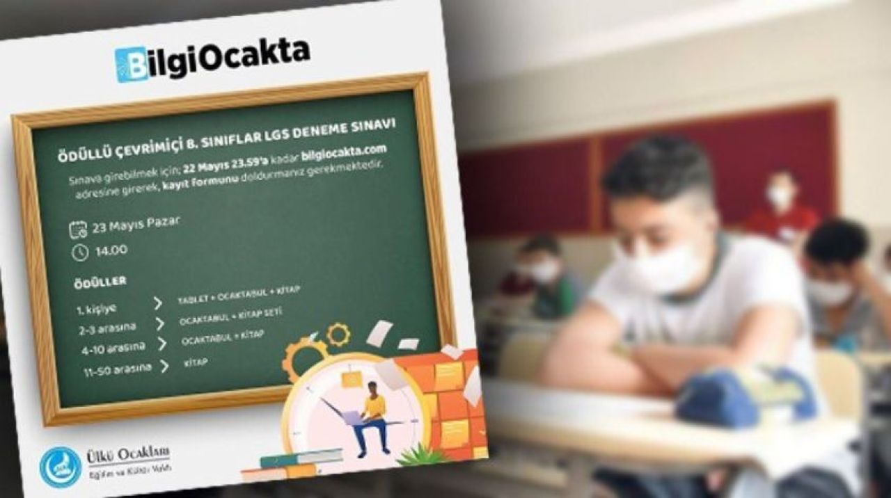 Ülkü Ocakları'ndan ALES deneme sınavı