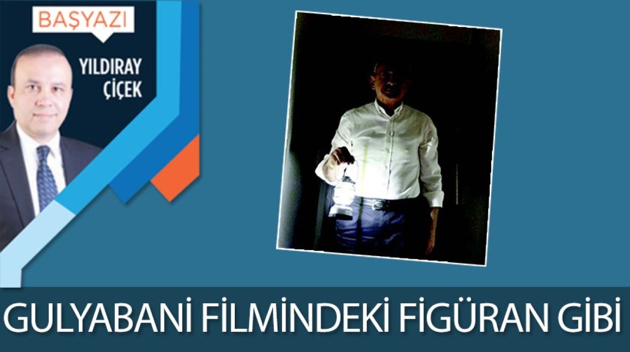 Gulyabani filmindeki figüran gibi