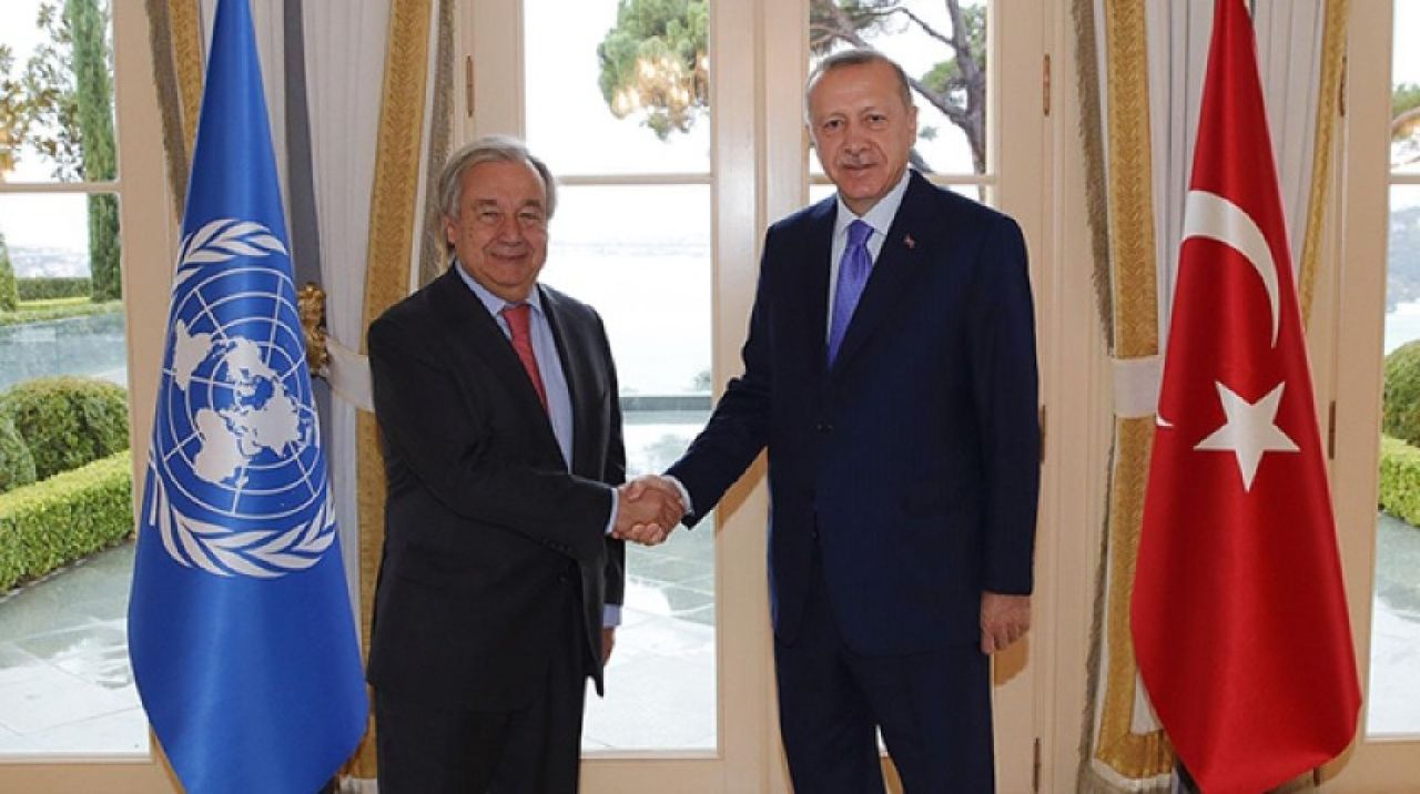 Cumhurbaşkanı Erdoğan, BM Genel Sekreteri Guterres ile görüştü