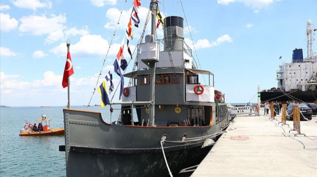 TCG Nusret Müze Gemisi, Tekirdağ'da ziyarete açıldı