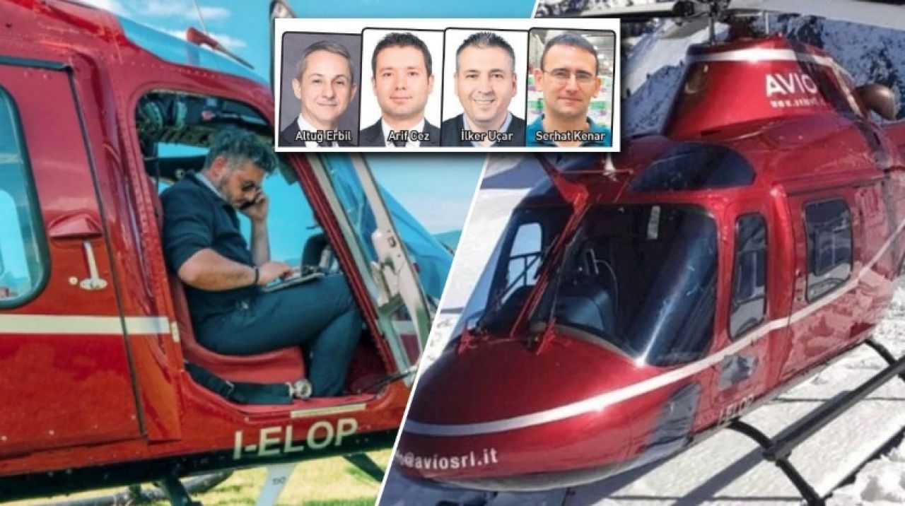 İtalya'daki helikopter kazasında 5 kişinin cansız bedenine ulaşıldı