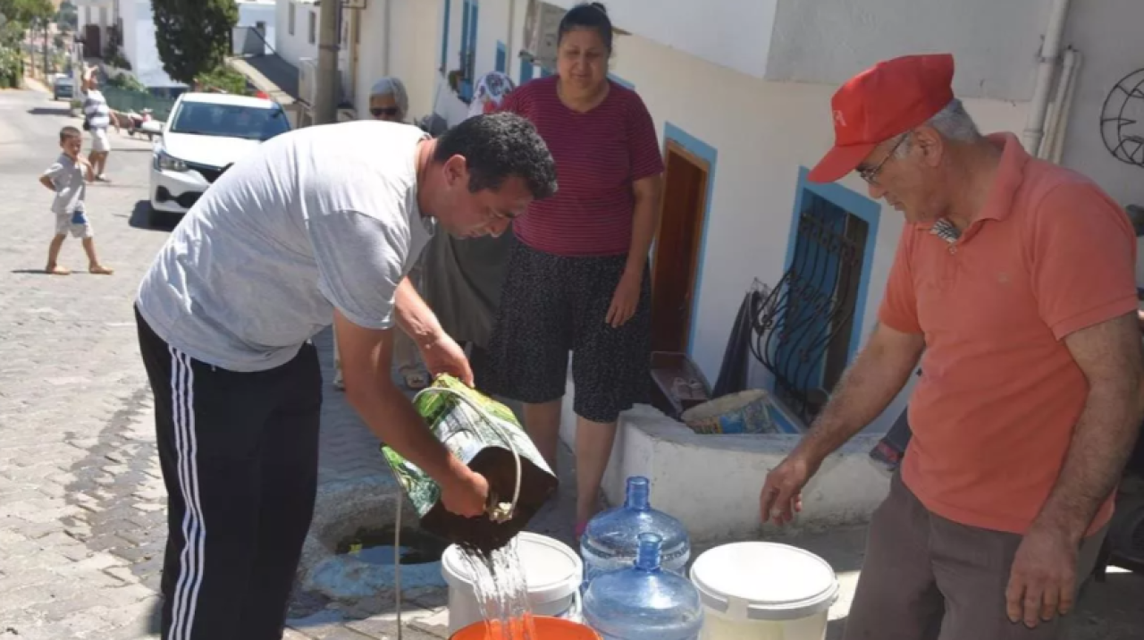 Yer: Bodrum... İsyan ettiler: 10 gündür suyumuz yok