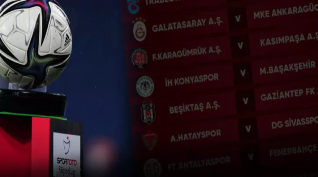 Süper Lig'de 2022-2023 sezonu fikstürü belli oldu