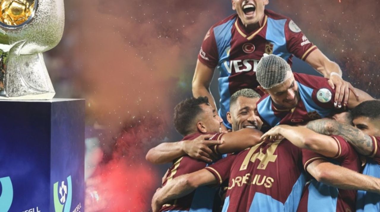 Trabzonspor, Süper Kupa'nın sahibi oldu