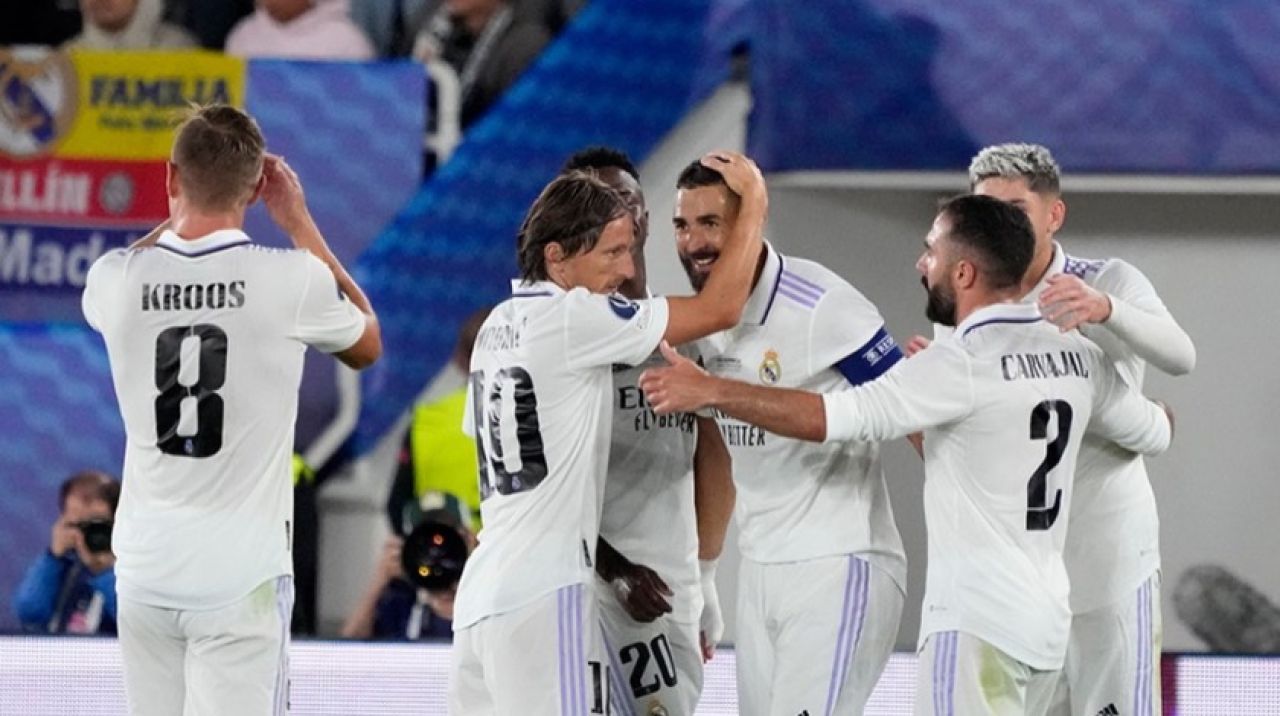 UEFA Süper Kupa beşinci kez Real Madrid'in!