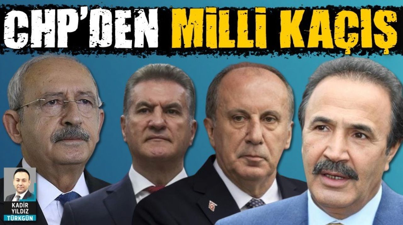 CHP'den milli kaçış