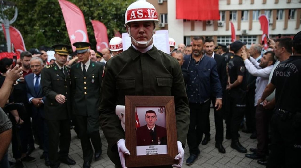 Şehit Piyade Uzman Çavuş Ümit Kesti son yolculuğuna uğurlandı