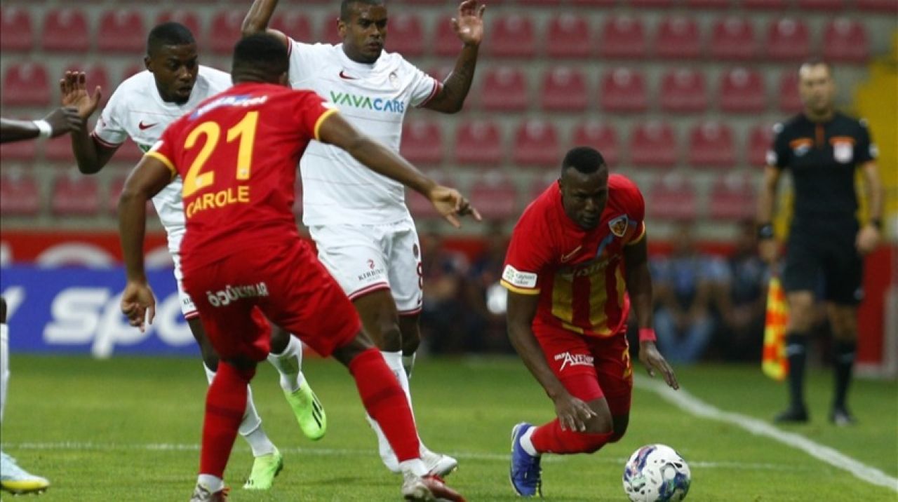 Yukatel Kayserispor sahasında Fraport TAV Antalyaspor'u yendi