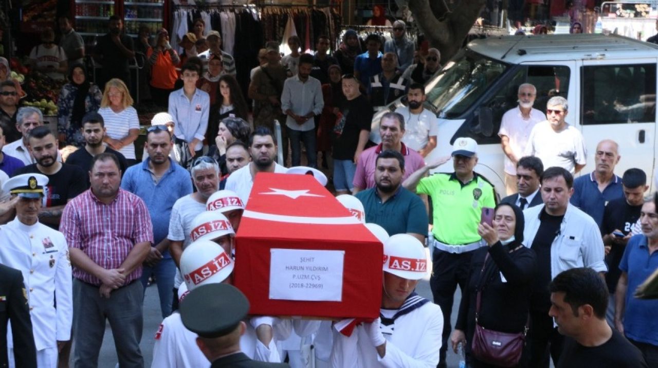 Mersinli şehit son yolculuğuna uğurlandı!